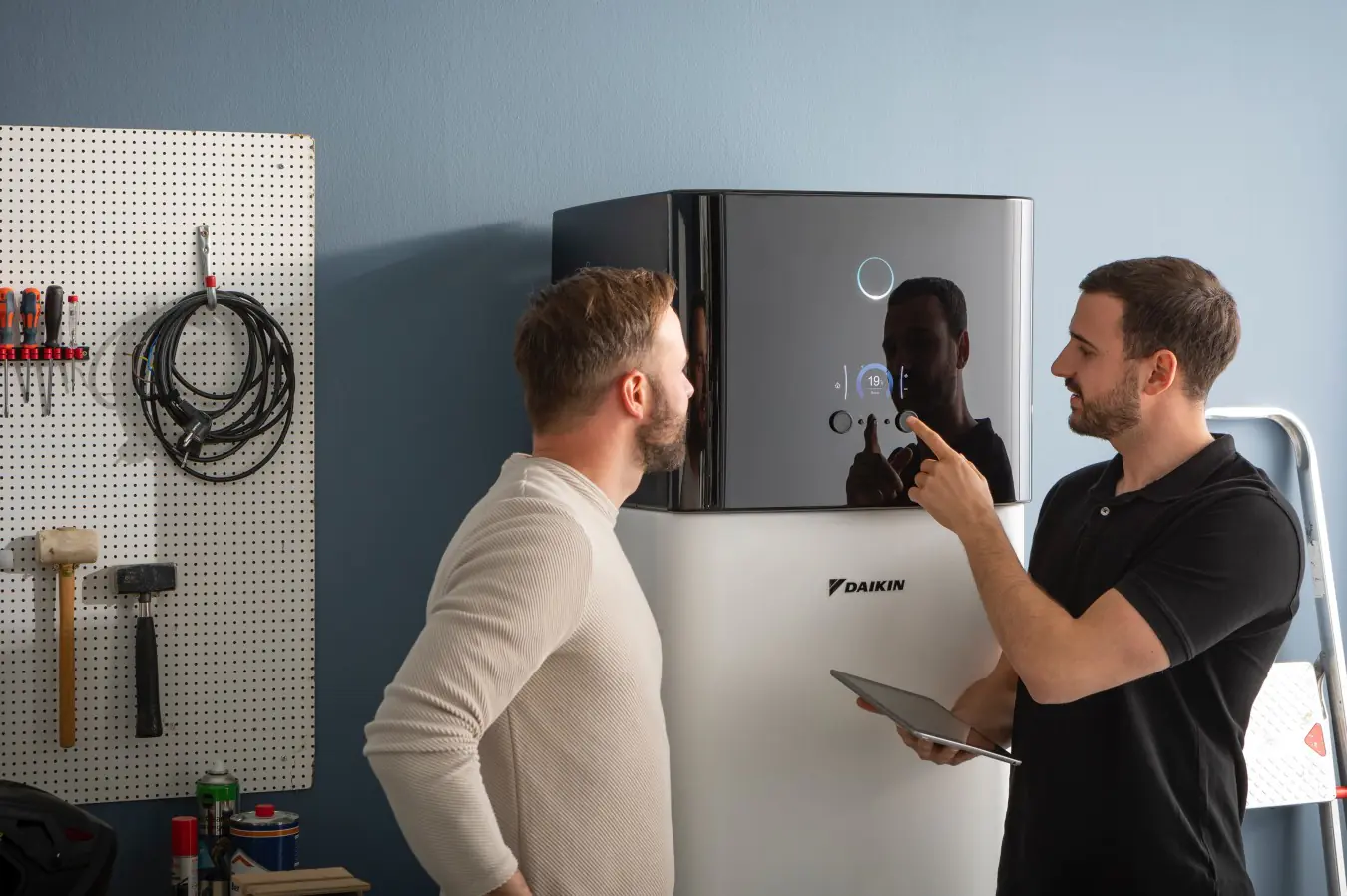 daikin altherma klimeo waermepumpe einweisung monteur