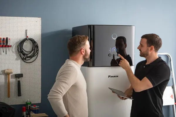 daikin altherma klimeo waermepumpe einweisung monteur