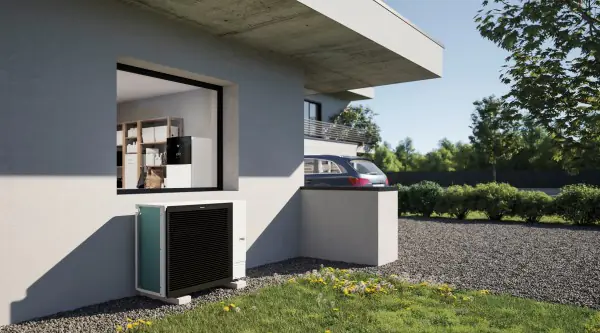 daikin altherma klimeo waermepumpe garten