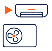 klimeo icon split klimaanlage innengeraet