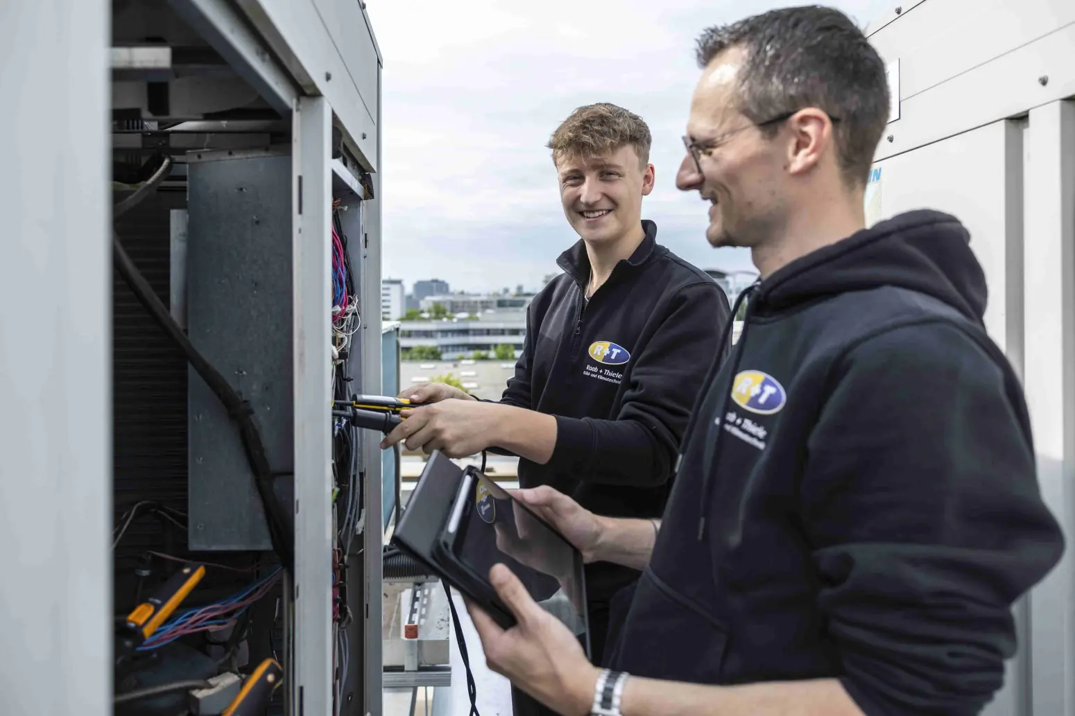 Raab und Thiele Gradmacher Techniker Dach 